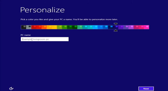 Personalize Windows Setting
