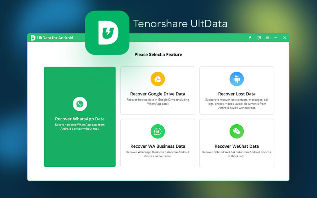 Tenorshare UltData for Android Review for Windows