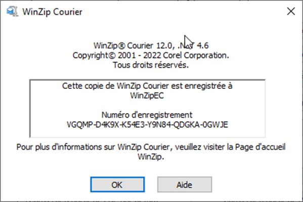 WinZip Courier Activation Key