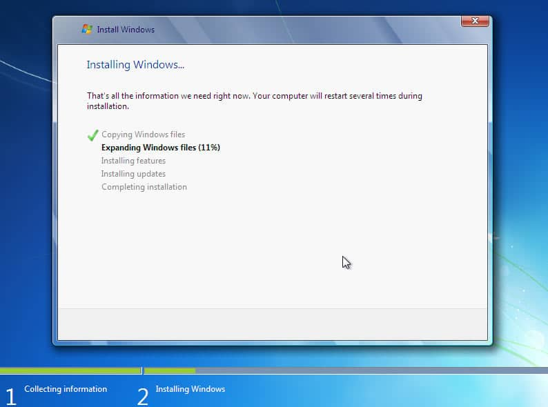 Windows 7 installating 12