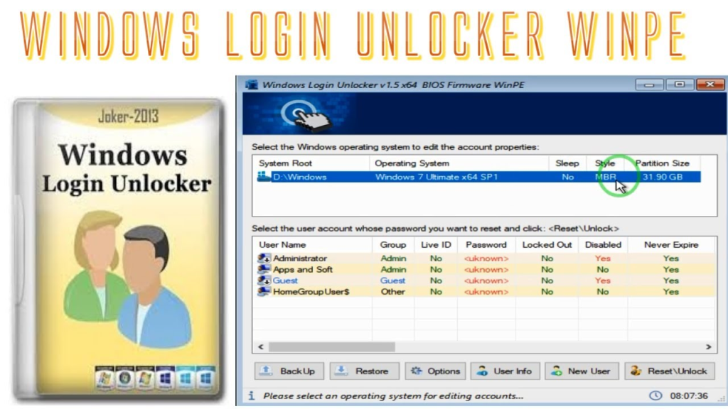 Windows Login Unlocker Pro Crack