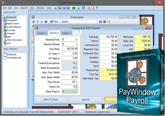 Zpay PayWindow Payroll System Free Download