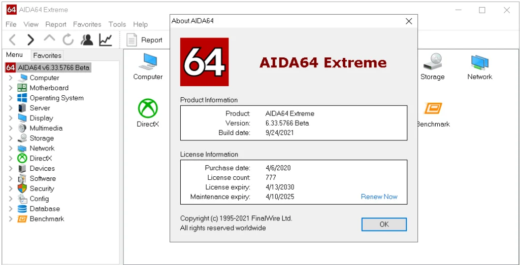 AIDA64 Extreme Edition 6.75.6100 Crack With Keygen Free Download 2023