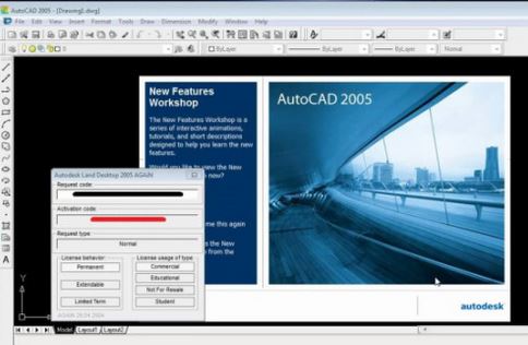 AutoCAD 2005 Activation Code