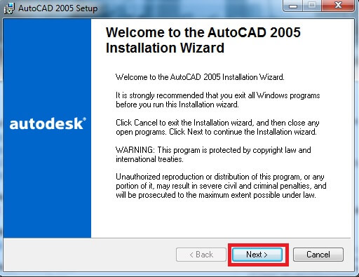 AutoCAD 2005 Setup Download