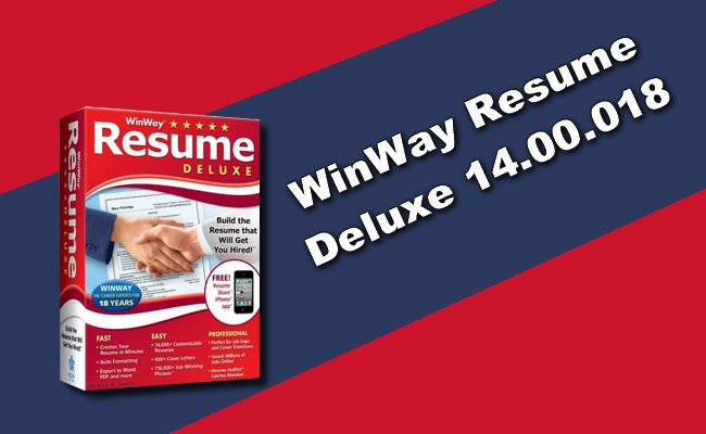 WinWay Resume Deluxe Full Version Download