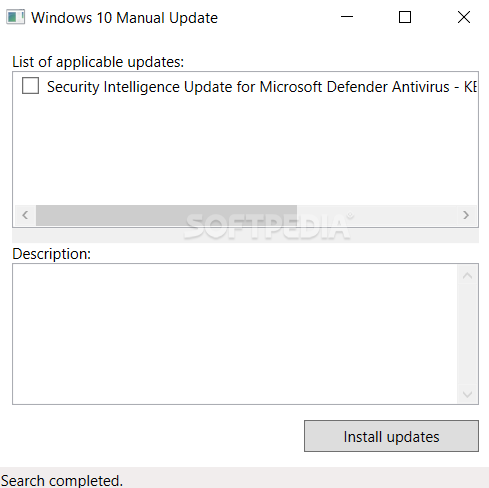 Windows 10 Manual Update Download